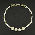 Clover tennis bracelet (Gold)